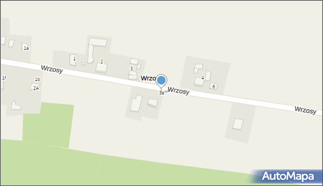 Wrzosy, Wrzosy, 3b, mapa Wrzosy