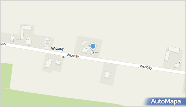 Wrzosy, Wrzosy, 6, mapa Wrzosy