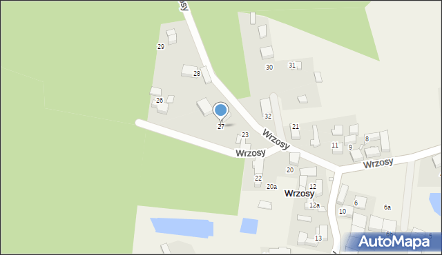 Wrzosy, Wrzosy, 27, mapa Wrzosy