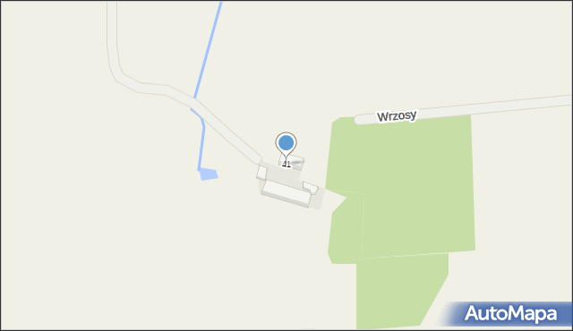 Wrzosy, Wrzosy, 41, mapa Wrzosy