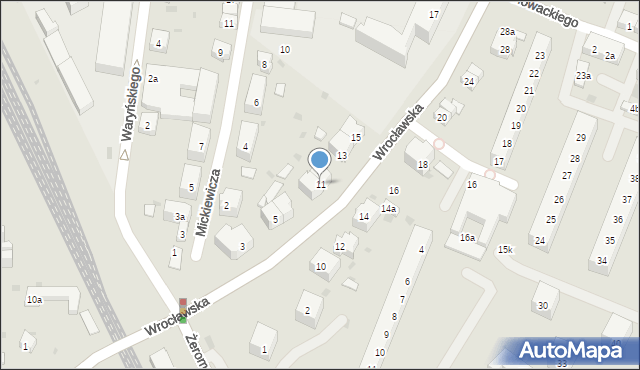 Ząbkowice Śląskie, Wrocławska, 11, mapa Ząbkowice Śląskie