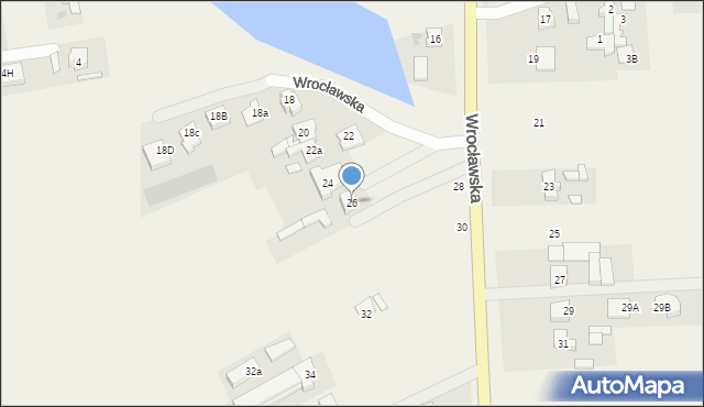 Zamysłowo, Wrocławska, 26, mapa Zamysłowo