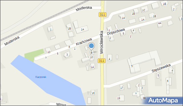 Zamysłowo, Wrocławska, 8, mapa Zamysłowo