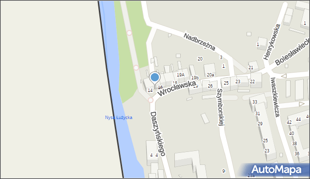 Zgorzelec, Wrocławska, 15, mapa Zgorzelec