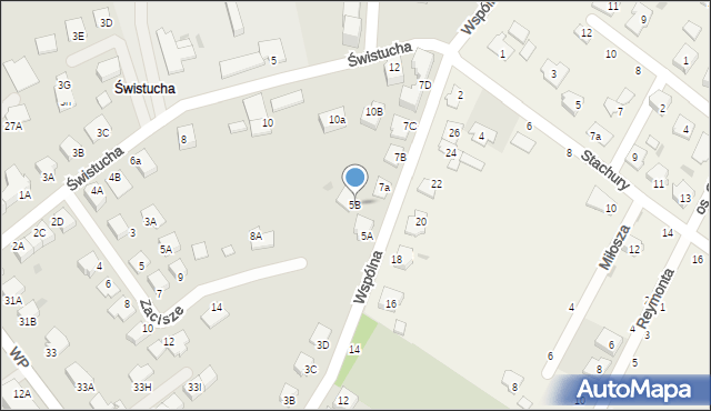 Aleksandrów Kujawski, Wspólna, 5B, mapa Aleksandrów Kujawski