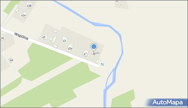 Aleksandrówka, Wspólna, 49, mapa Aleksandrówka