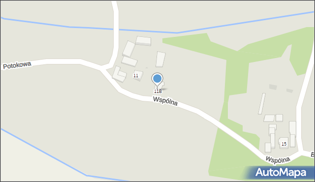 Bieruń, Wspólna, 11B, mapa Bieruń