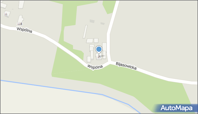 Bieruń, Wspólna, 15, mapa Bieruń