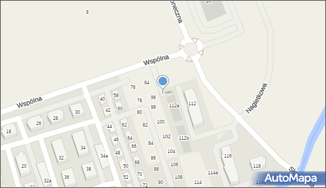 Bolszewo, Wspólna, 114, mapa Bolszewo