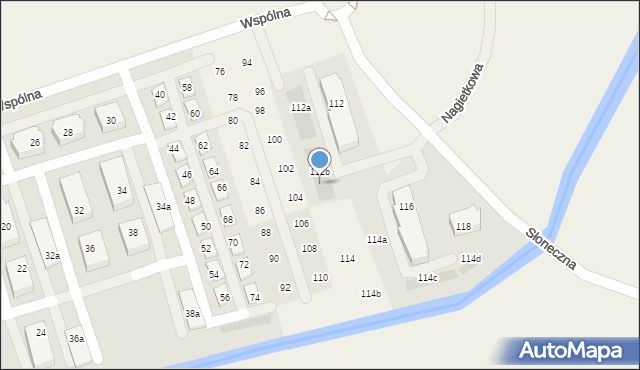 Bolszewo, Wspólna, 122, mapa Bolszewo