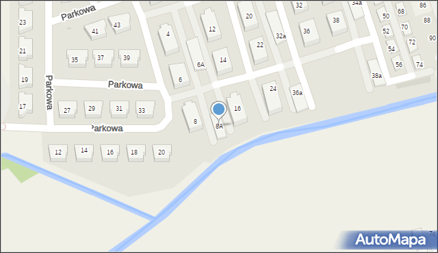 Bolszewo, Wspólna, 8A, mapa Bolszewo