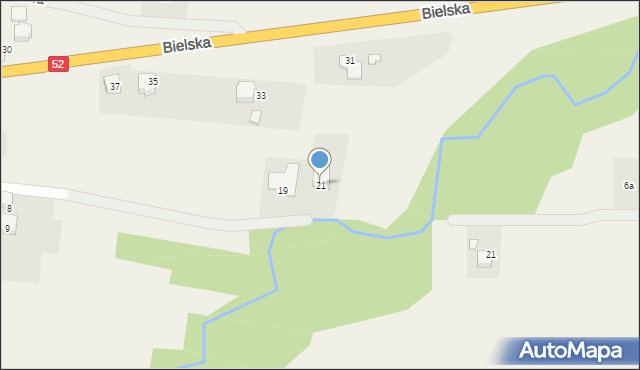 Bujaków, Wspólna, 21, mapa Bujaków