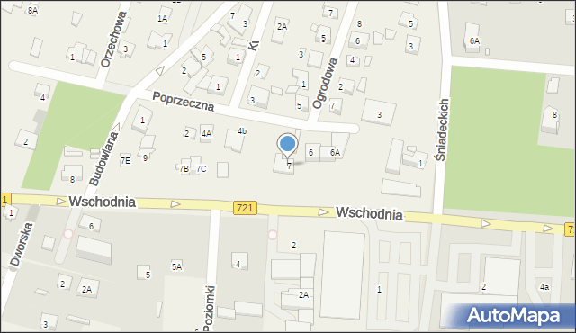 Chyliczki, Wschodnia, 7, mapa Chyliczki