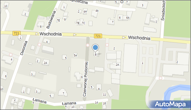 Chyliczki, Wschodnia, 4, mapa Chyliczki