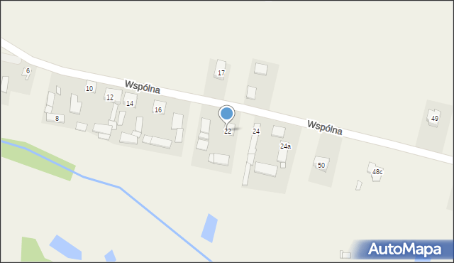 Czaplinek, Wspólna, 22, mapa Czaplinek