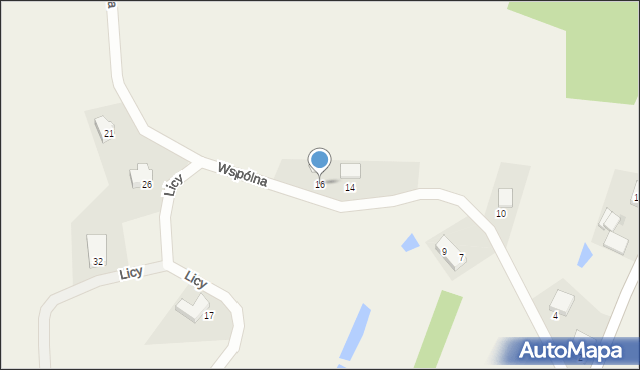 Czeczewo, Wspólna, 16, mapa Czeczewo