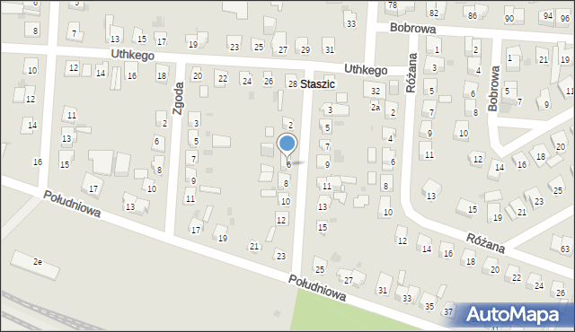 Dąbrowa Górnicza, Wschodnia, 6, mapa Dąbrowa Górnicza