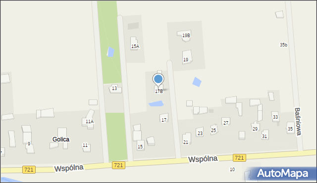 Duchnów, Wspólna, 17B, mapa Duchnów