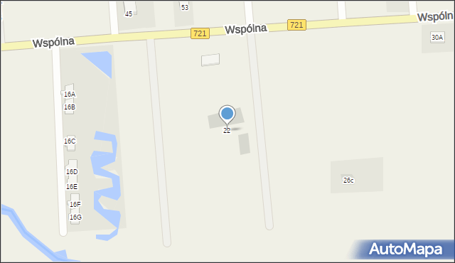 Duchnów, Wspólna, 22, mapa Duchnów