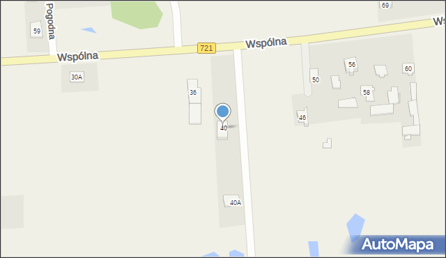 Duchnów, Wspólna, 40, mapa Duchnów