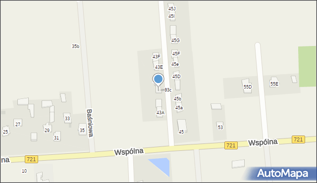 Duchnów, Wspólna, 43C, mapa Duchnów