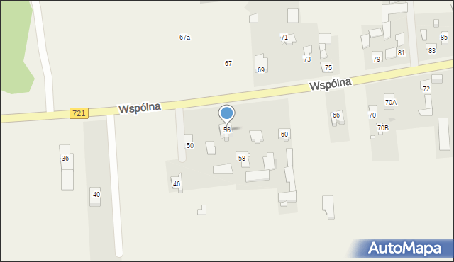 Duchnów, Wspólna, 56, mapa Duchnów