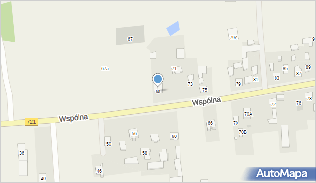 Duchnów, Wspólna, 69, mapa Duchnów