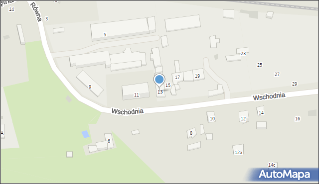 Gdańsk, Wschodnia, 13, mapa Gdańska
