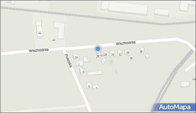 Gdańsk, Wschodnia, 26, mapa Gdańska