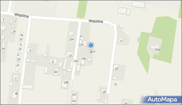 Gołaszew, Wspólna, 16, mapa Gołaszew