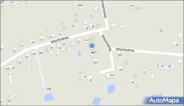 Gorzów Wielkopolski, Wschodnia, 35B, mapa Gorzów Wielkopolski