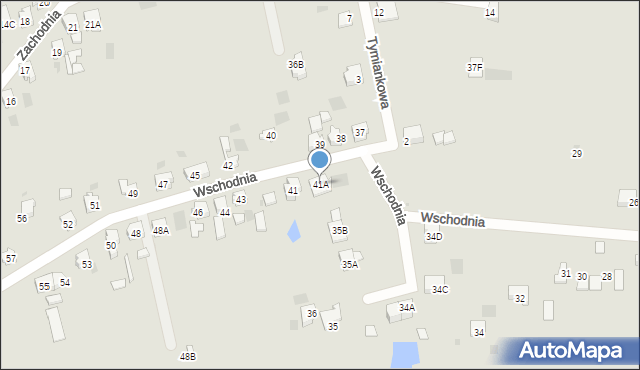 Gorzów Wielkopolski, Wschodnia, 41A, mapa Gorzów Wielkopolski