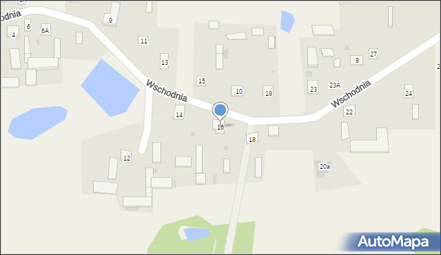 Grochówka, Wschodnia, 16, mapa Grochówka