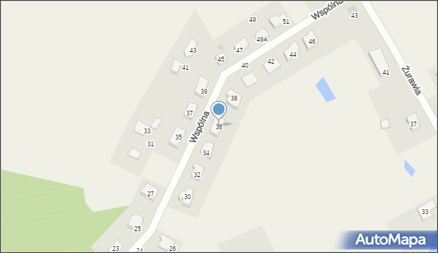 Jagatowo, Wspólna, 36, mapa Jagatowo