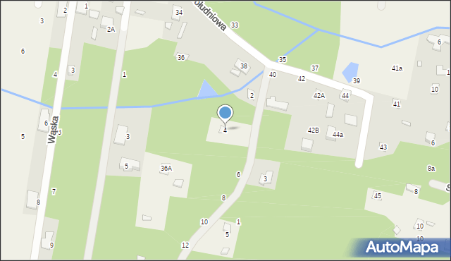 Jeziórko, Wschodnia, 4, mapa Jeziórko