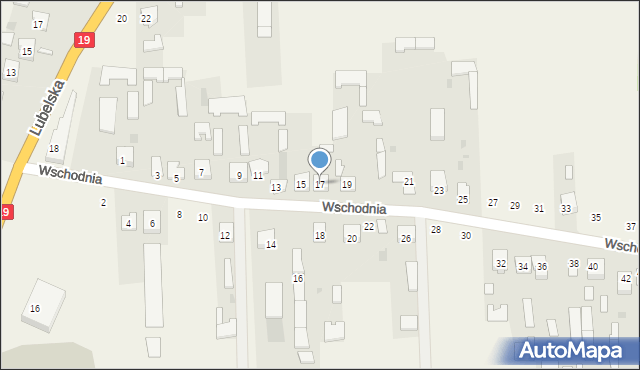 Kąkolewnica, Wschodnia, 17, mapa Kąkolewnica