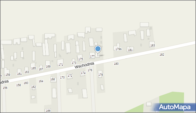 Kąkolewnica, Wschodnia, 179, mapa Kąkolewnica