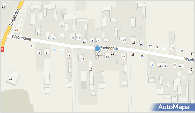 Kąkolewnica, Wschodnia, 18, mapa Kąkolewnica