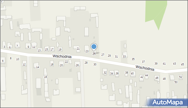 Kąkolewnica, Wschodnia, 25, mapa Kąkolewnica