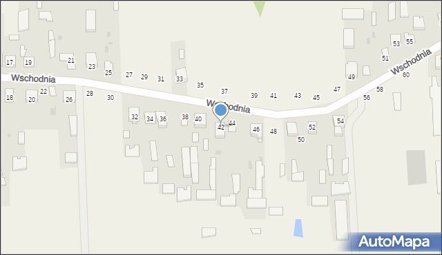 Kąkolewnica, Wschodnia, 42, mapa Kąkolewnica