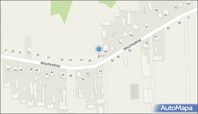 Kąkolewnica, Wschodnia, 47, mapa Kąkolewnica