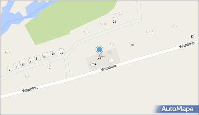 Kosewo, Wspólna, 23, mapa Kosewo