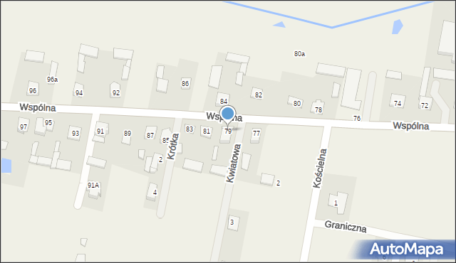 Królewiec, Wspólna, 79, mapa Królewiec