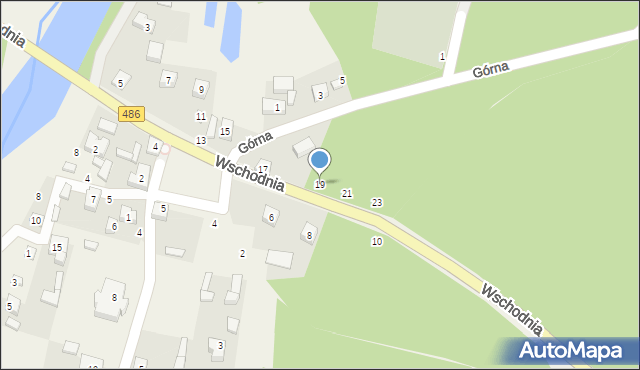 Krzeczów, Wschodnia, 19, mapa Krzeczów