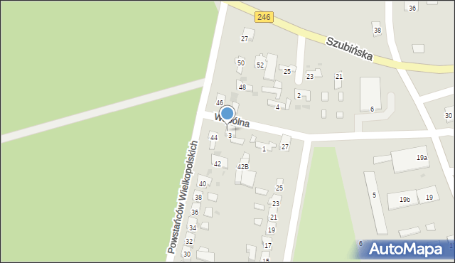 Łabiszyn, Wspólna, 3a, mapa Łabiszyn