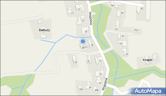 Leśnica, Wspólna, 29, mapa Leśnica