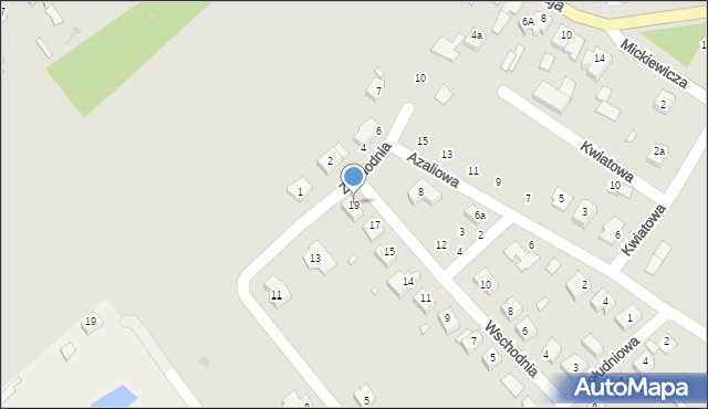 Lutomiersk, Wschodnia, 19, mapa Lutomiersk