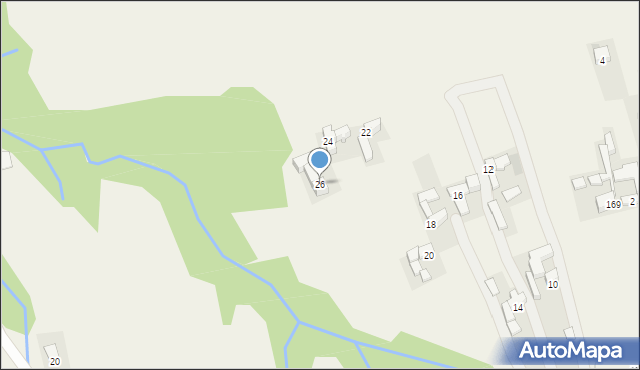 Maruszyna, Wspólna, 26, mapa Maruszyna