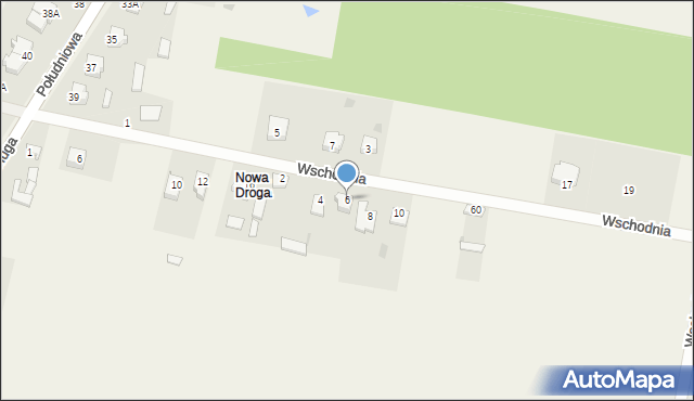 Modliszewice, Wschodnia, 6, mapa Modliszewice