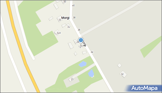 Morgi, Wspólna, 27, mapa Morgi